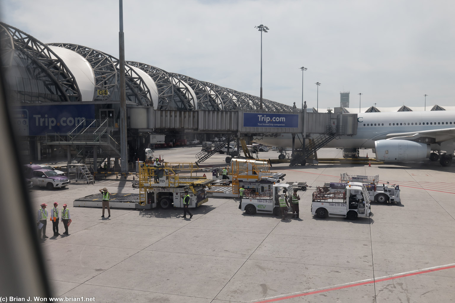 Arrived at Bangkok Suvarnabhumi Airport.