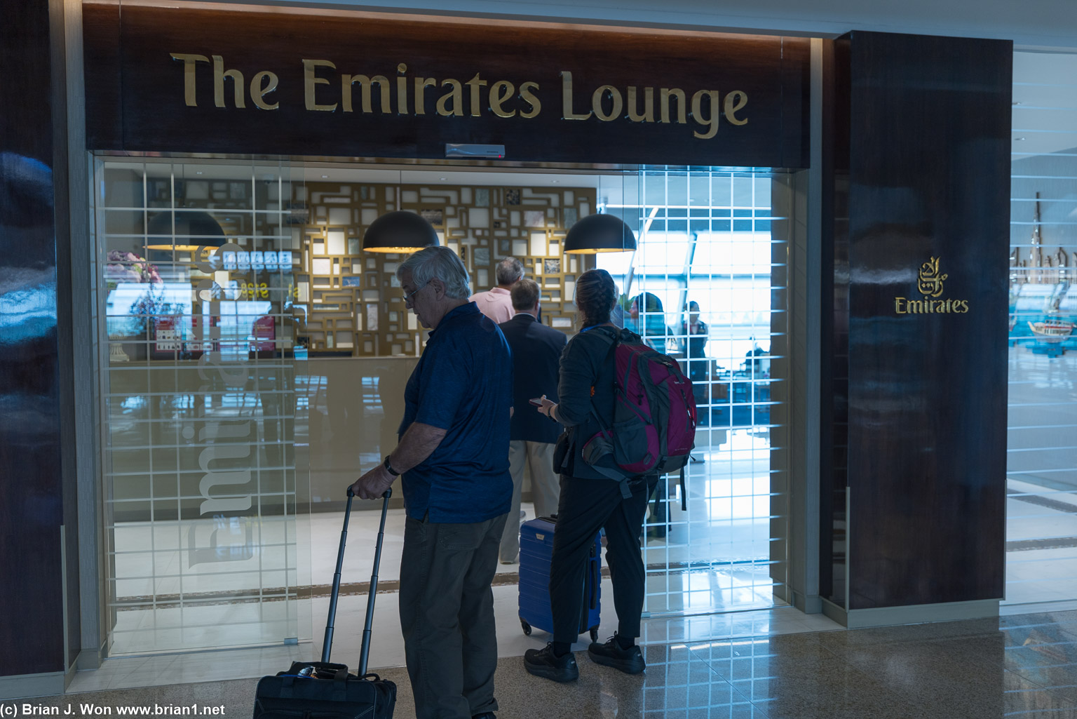 Emirates Lounge at BKK.