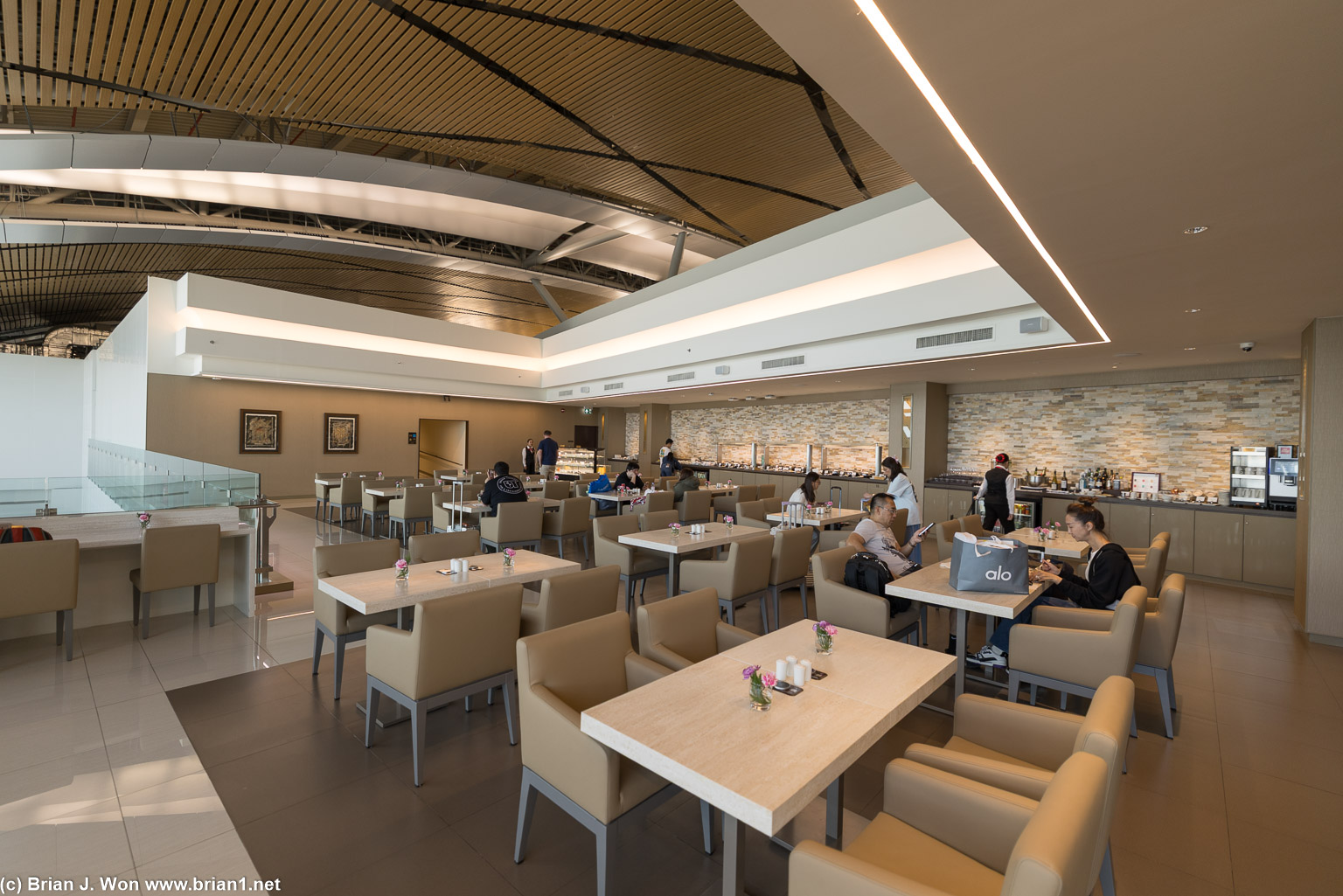 Emirates Lounge at BKK.