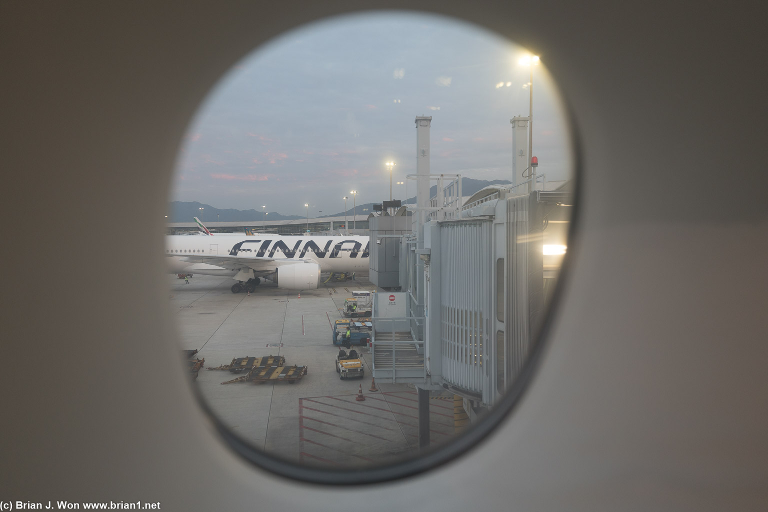 Arrived in Hong Kong.