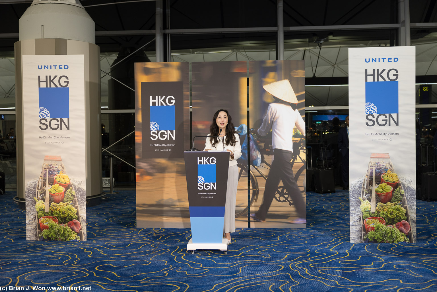 Nancy, director of sales, China and Korea, United Airlines.