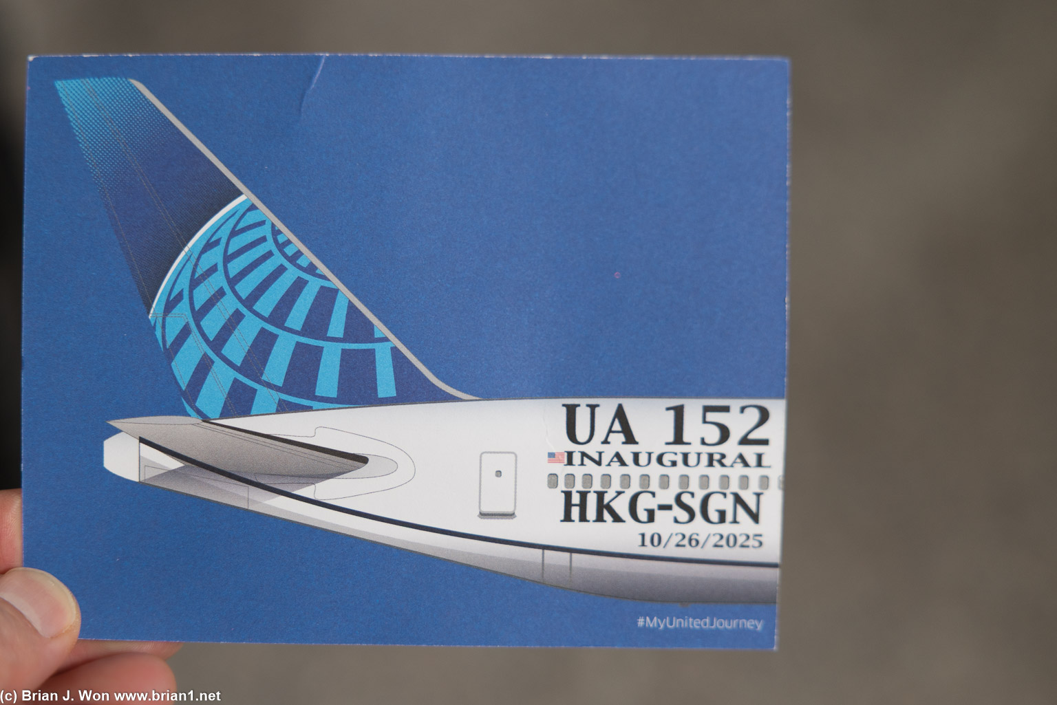 Welcome card from Amy.