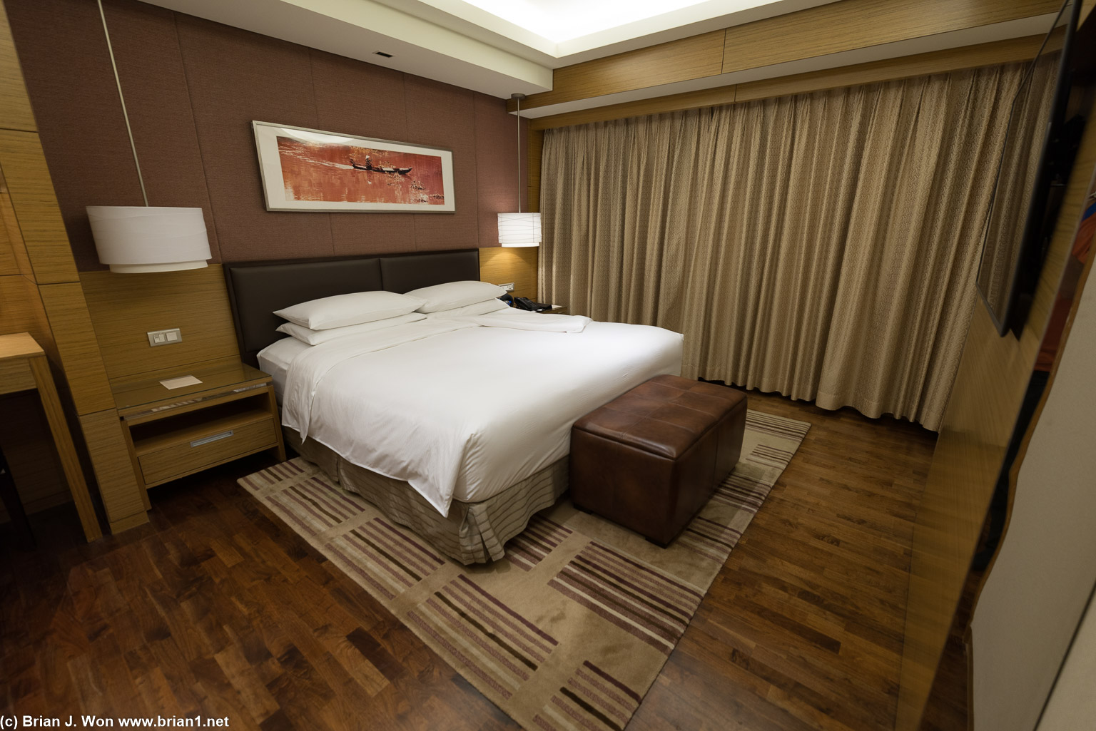 Bedroom at JW Marriott Saigon.