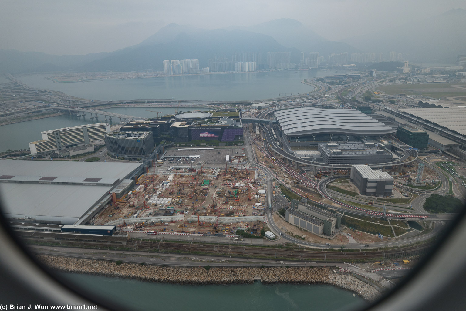 Can see the Marriott at left.