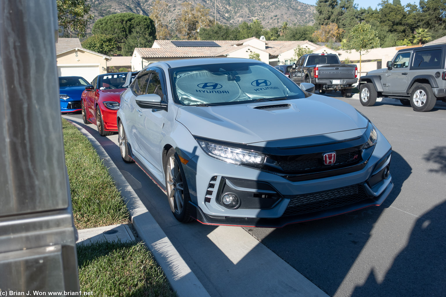 Can tell it's a party at Q's when all the fixed up cars come out.