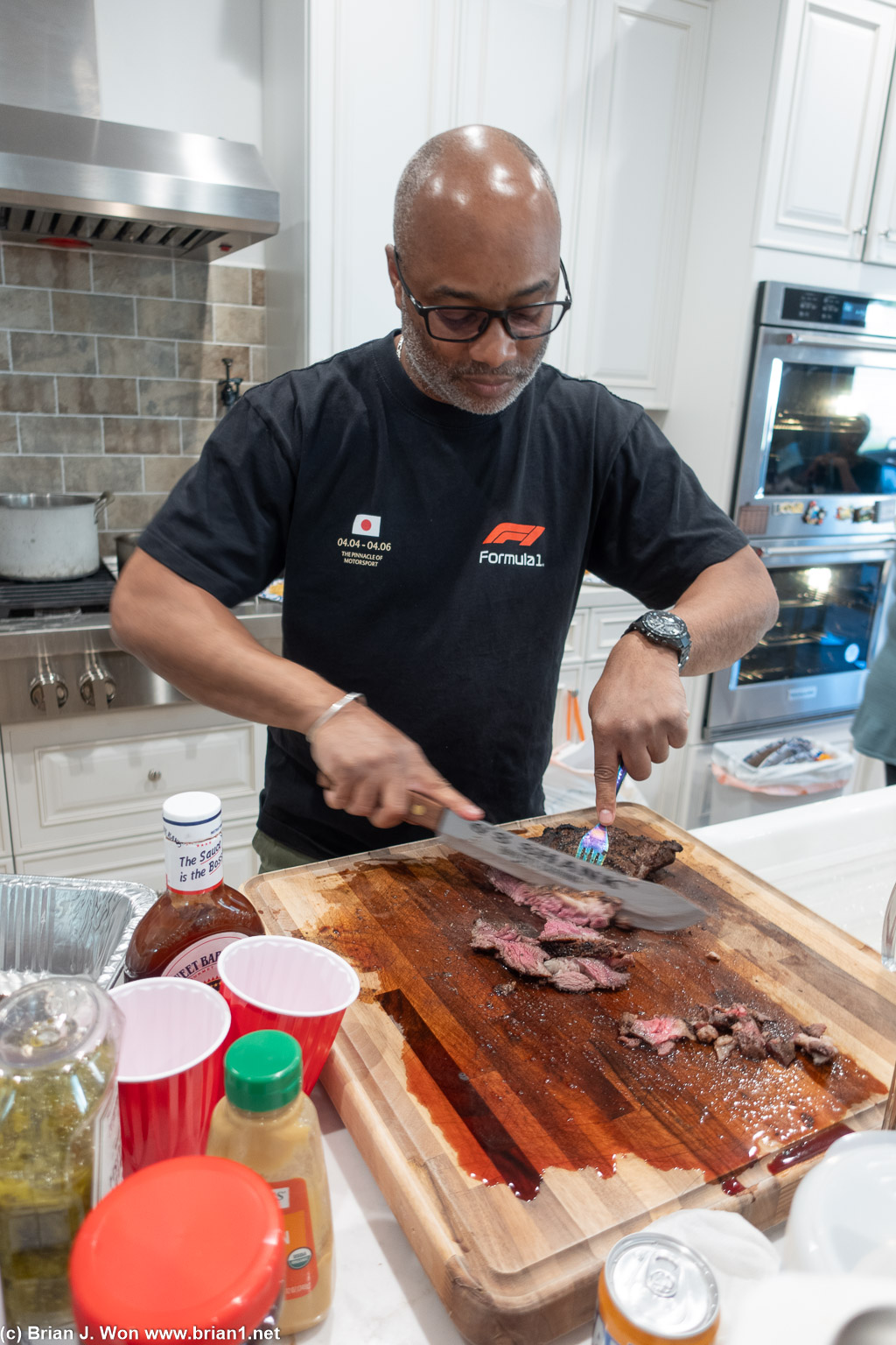 The grill master himself.