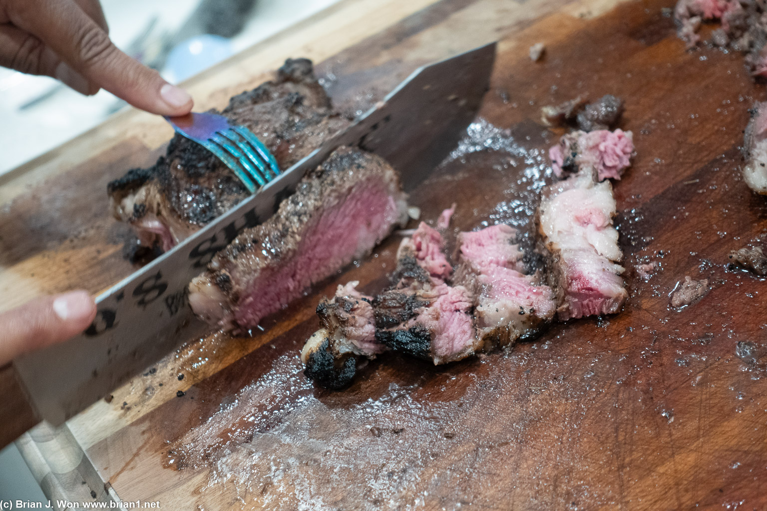 Fresh from the grill.