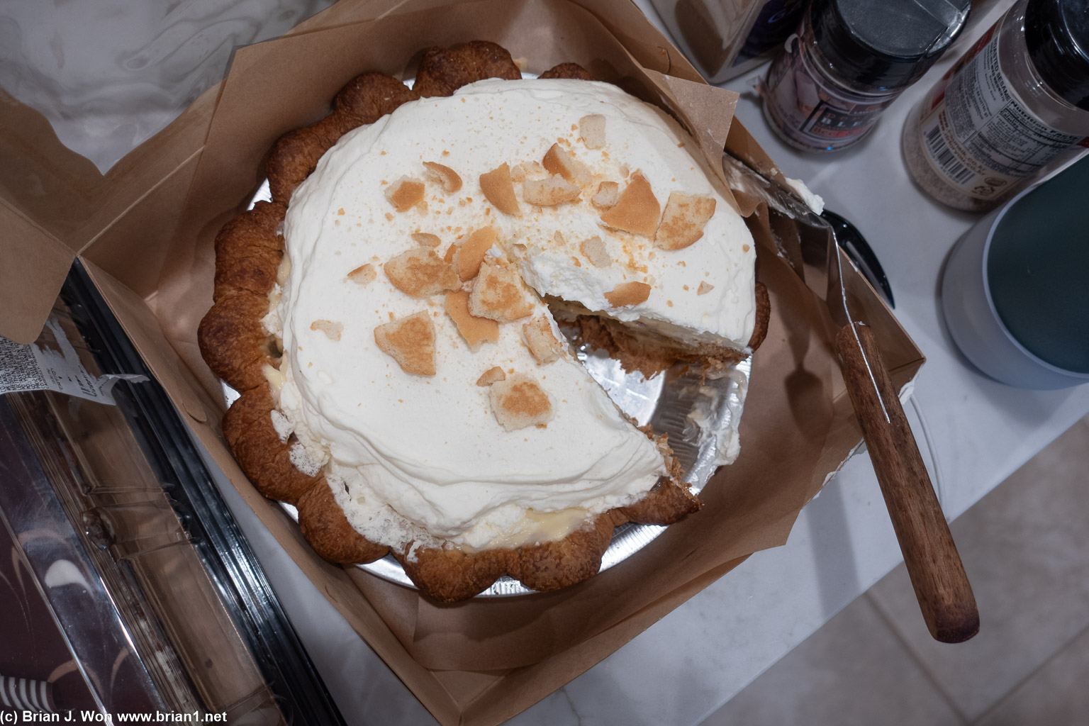 Fat + Flour does a delicious banana cream pie.