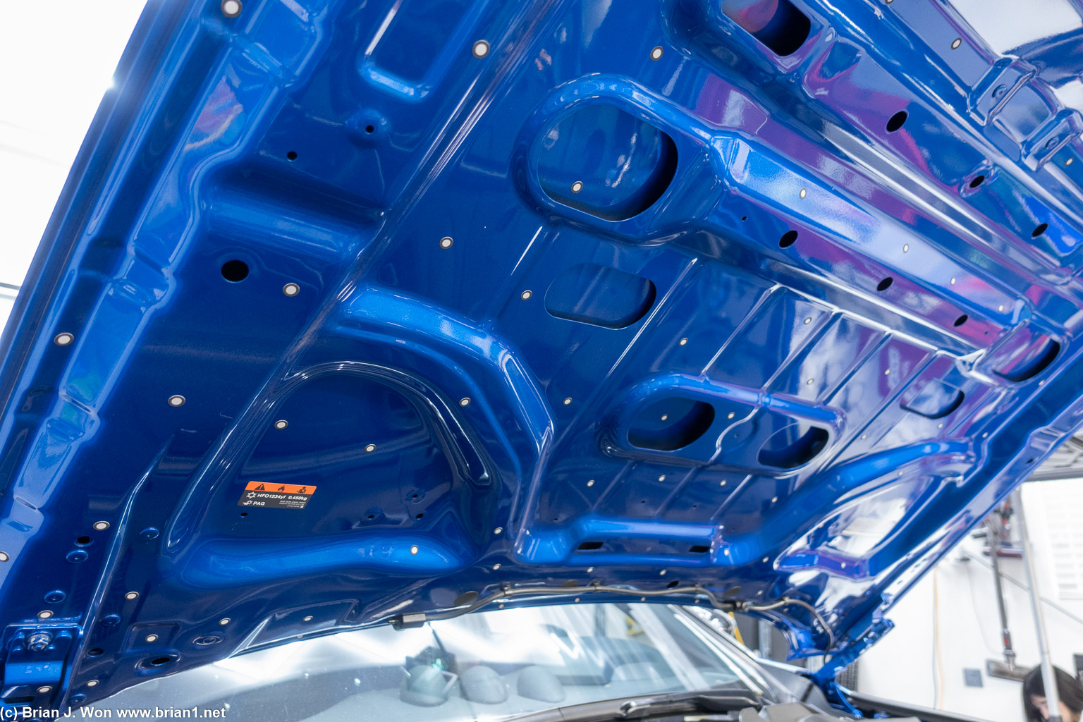 ICOOH doing 3D scanning of the hood.