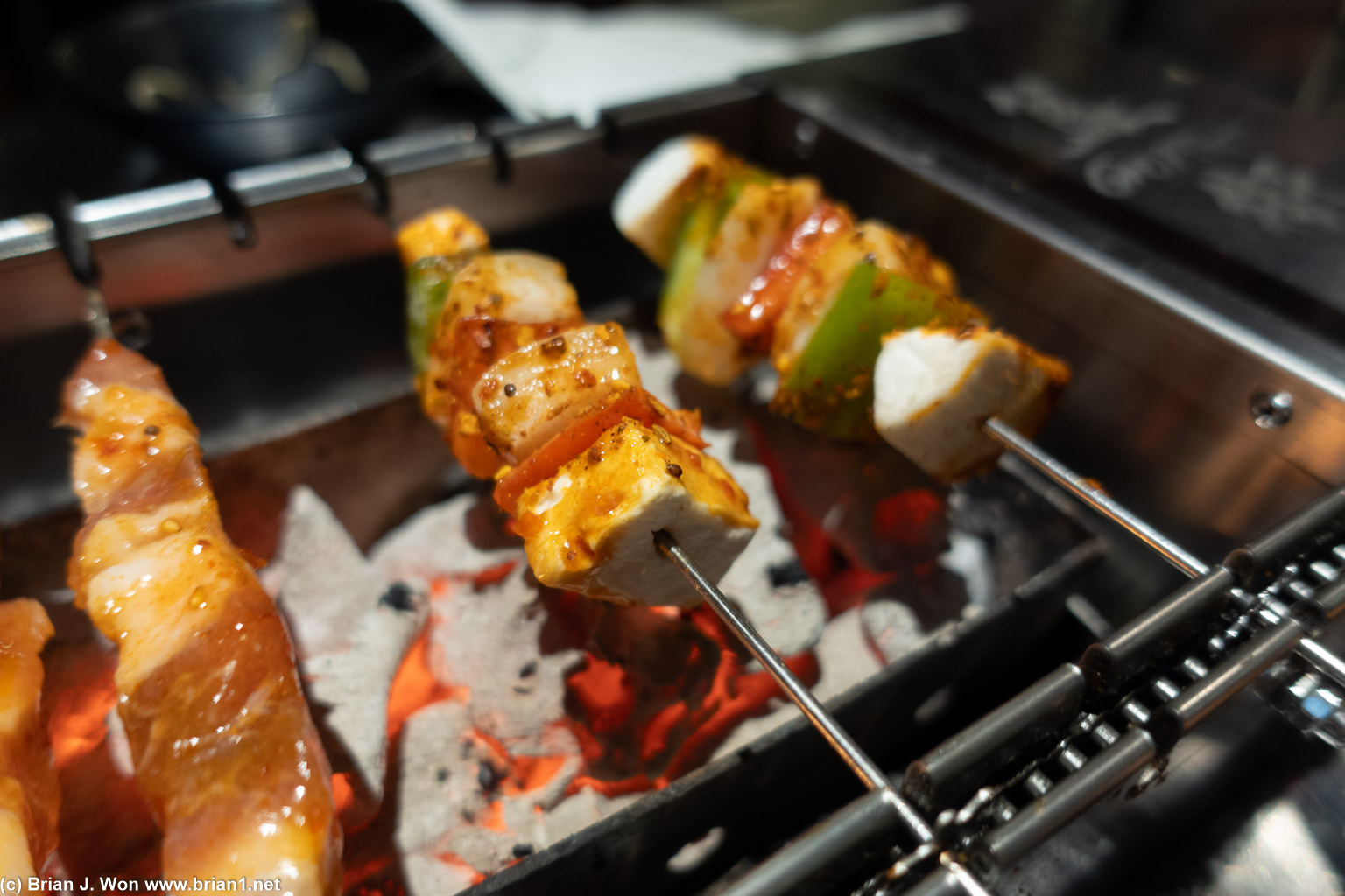 Veggies and mushrooms.