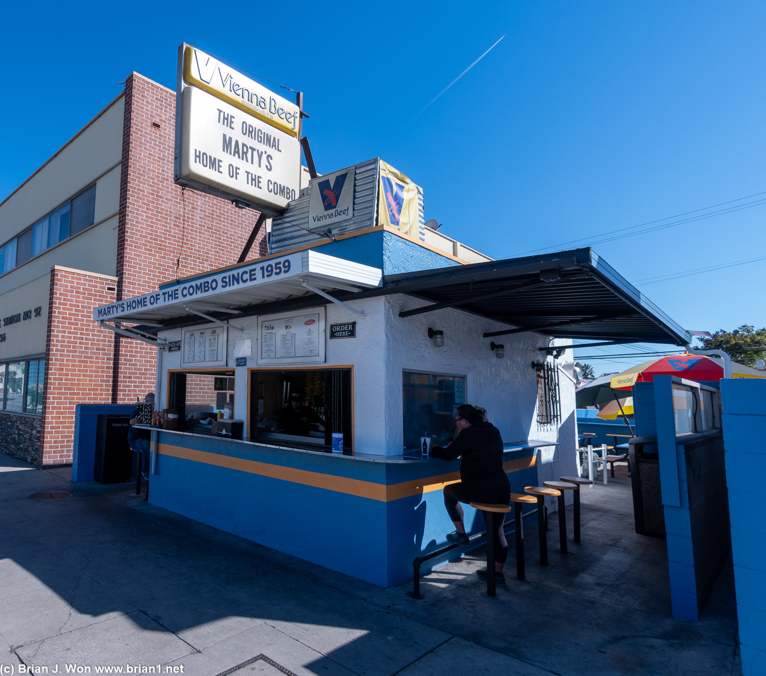 Marty's Hamburger Stand.