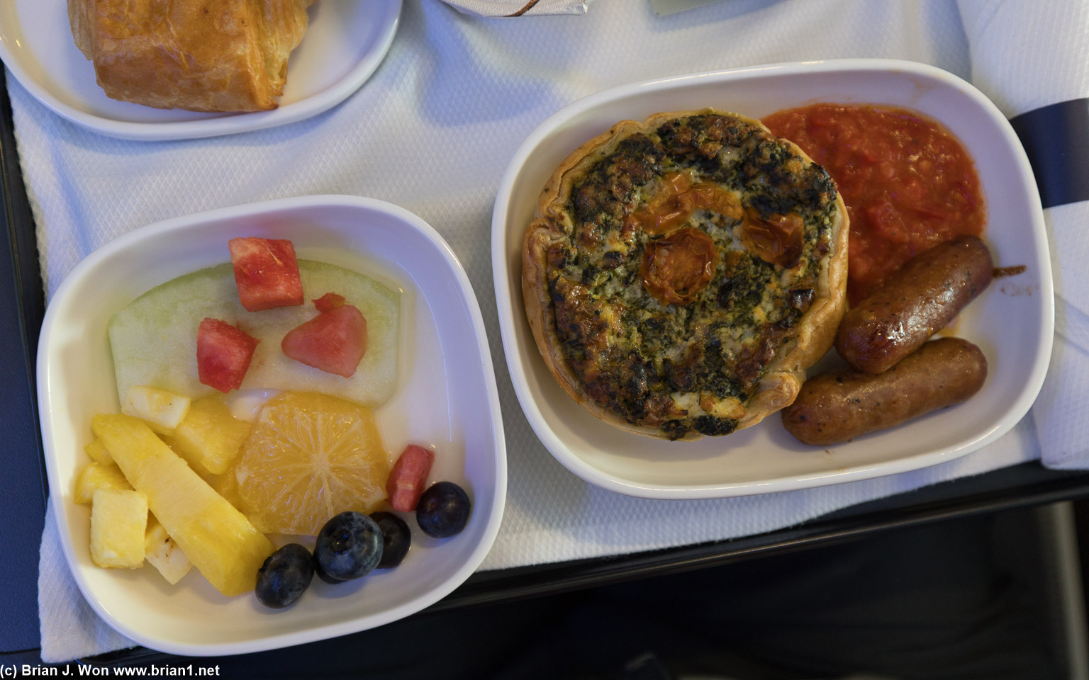 Spinach tomato thing for breakfast.