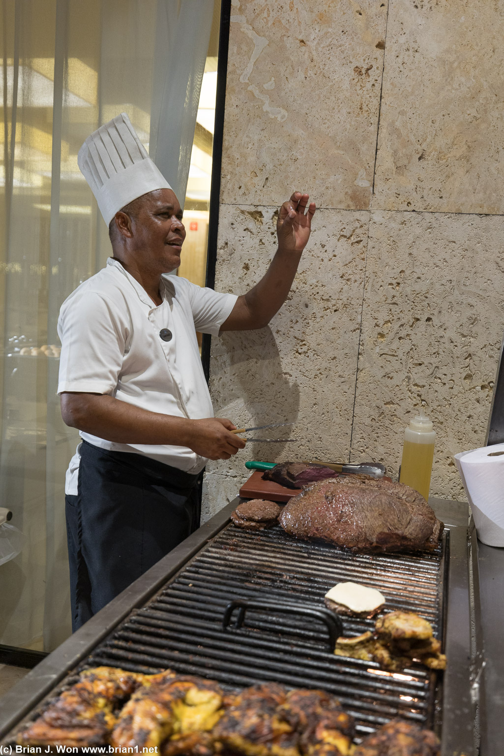 The chef loved adding salt and oil. Sigh.