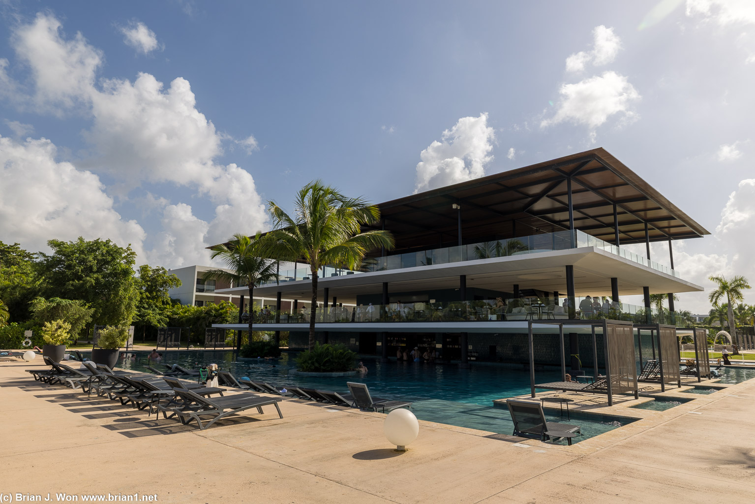 The bar here was always busy.