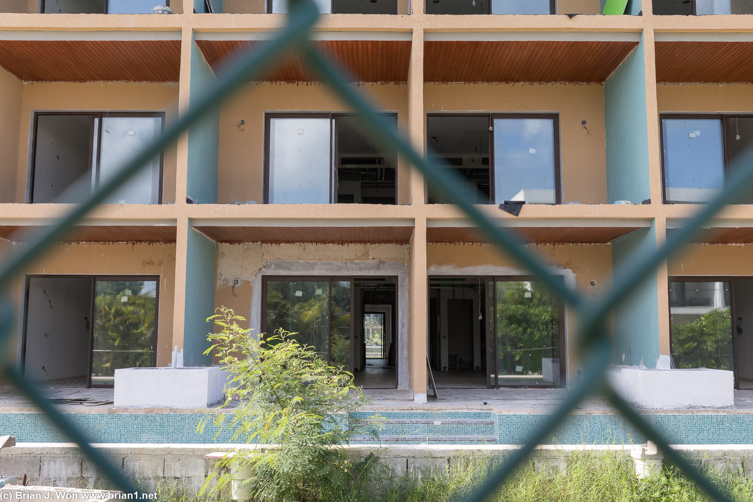 New hotel going up next door.