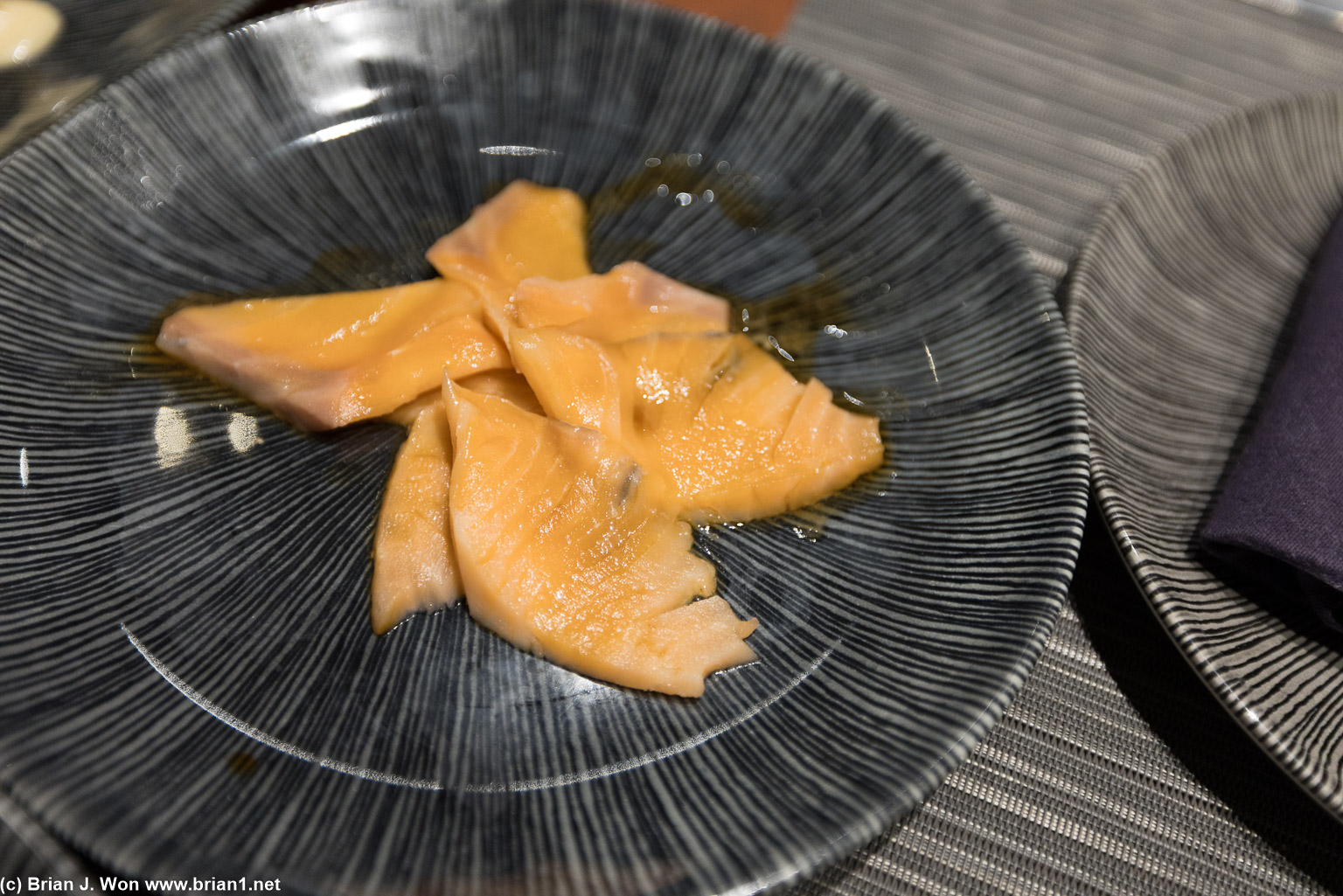 Salmon was terrible.