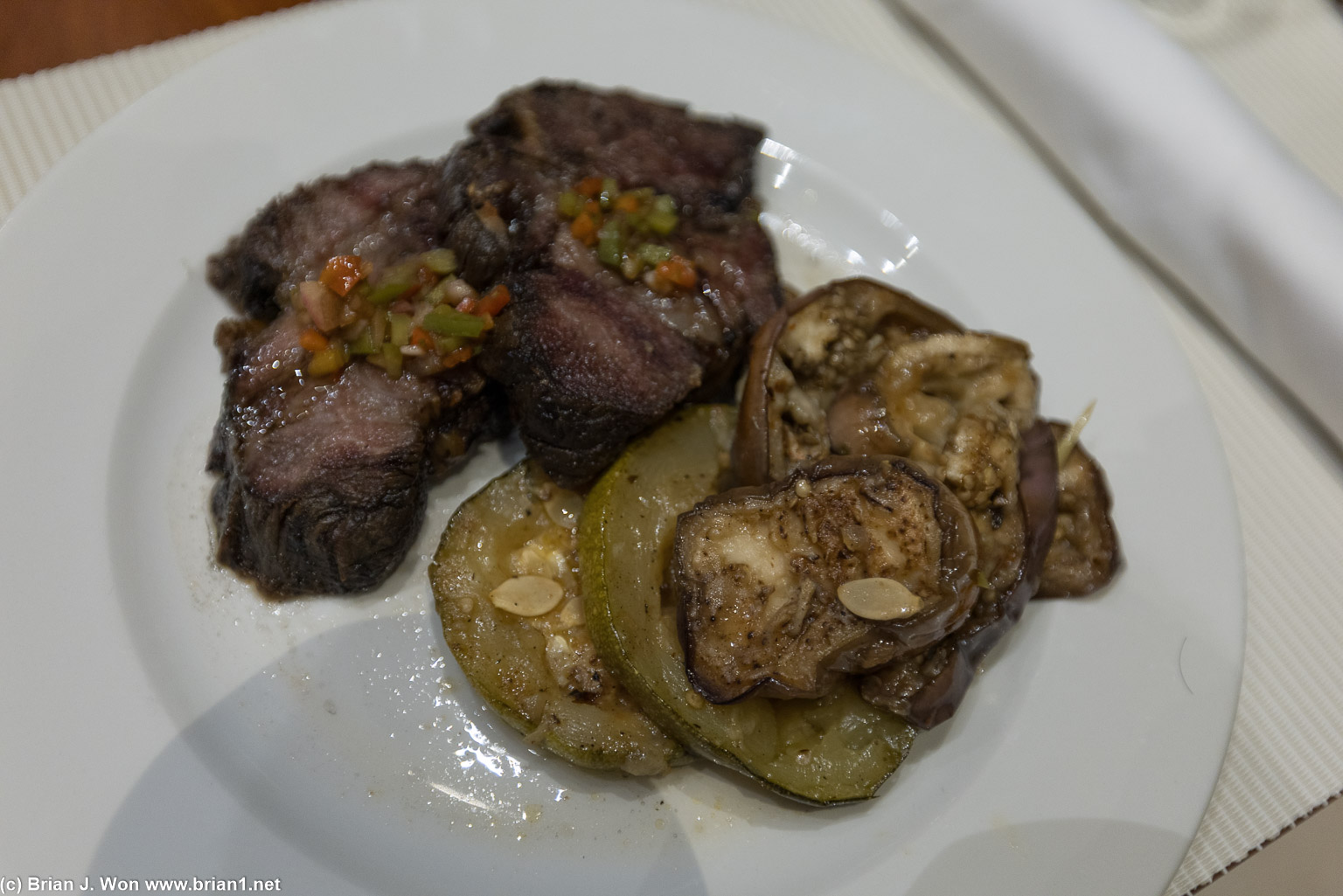 Sushi and sashimi so bad, had to go to the grill next door for more food.