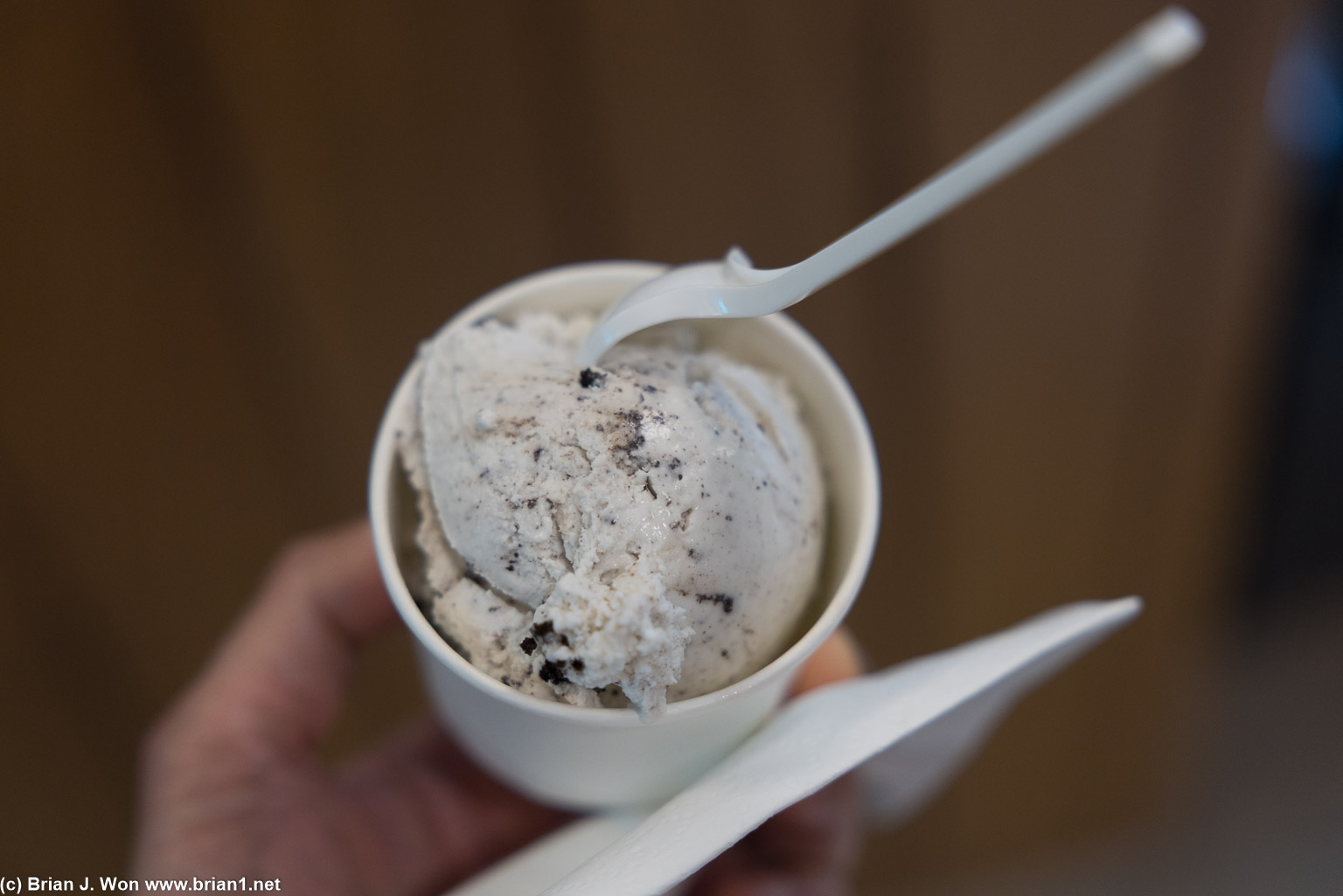 Cookies and cream from the coffee/dessert shop, Cool Fever, tasted kind of artificial.