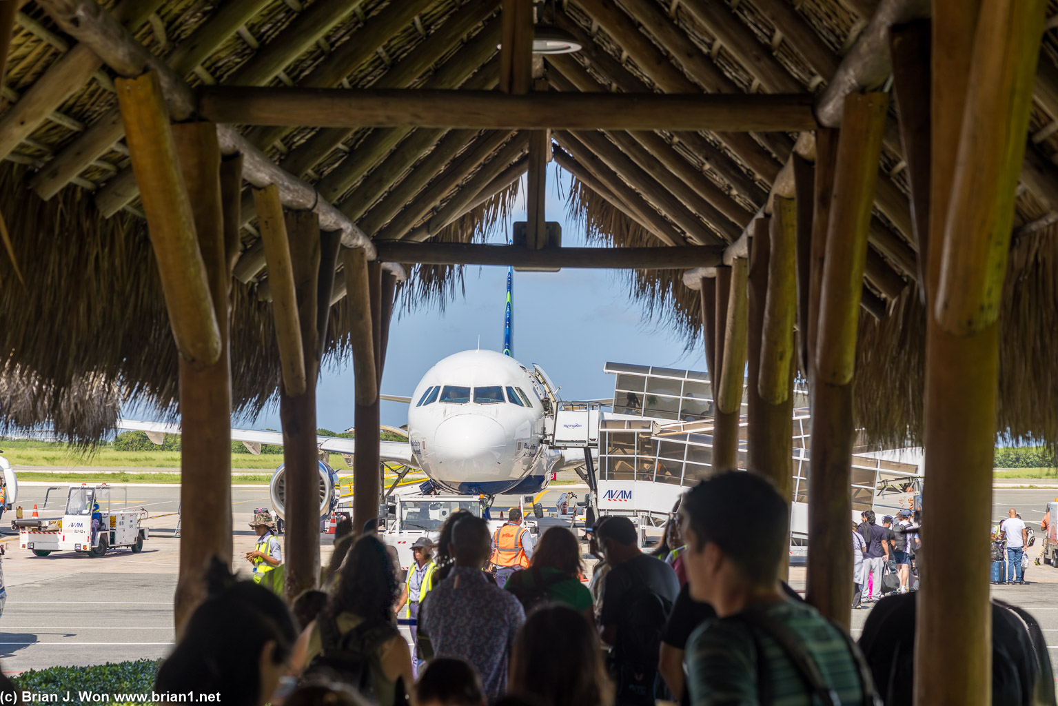 JetBlue just arrived.